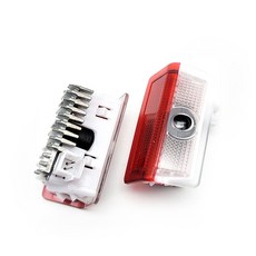 Greentech不變色奔馳LED高端車門燈A型左+右套組, 1套, 純徽標