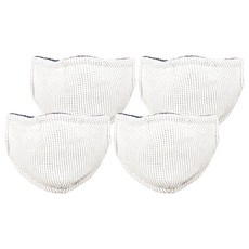 나인에프엑스 아동용 기모 방한마스크 XS, 1개입, 4개, 화이트