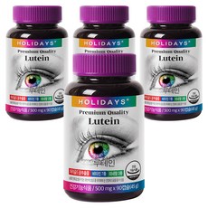 HOLIDAYS 高品質葉黃素膠囊, 90顆, 4罐