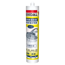 SOUDAL 速的奧 中性廚衛防霉矽利康, 0級防霉, 防水, 適用於廚房/衛浴, 1瓶