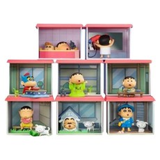 52TOYS 蠟筆小新 春日部之家 盲盒8件組, 1套