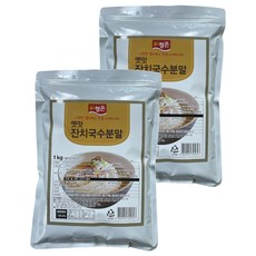 청은에프엔비 옛맛 잔치국수분말, 1kg, 2개