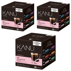 카누 실키 라이트 로스트 캡슐커피, 7g, 16개입, 3개