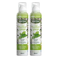 만토바 엑스트라버진 올리브오일 스프레이 바질, 200ml, 2개