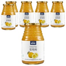 카페베네 유자차, 6개, 1kg
