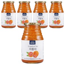 카페베네 과일청 자몽차, 1개입, 5개, 1kg