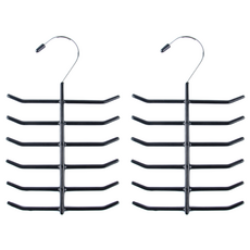 Codis 防滑塗層領帶架, 黑色, 4個