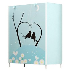 SAERON RUTH簡易鞋架 4層, 新天藍色