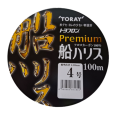 TORAY 東麗 PREMIUM 船 黑船 碳纖維線/碳纖線/卡夢線/船釣碳纖線/船釣子線 S78K, 透明色, 1個