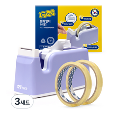 Peace Tools 多功能切割器 + 透明膠帶 2入, 紫色(切割器), 3套