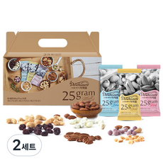 Derchaeum 25구람 하루한줌 견과 3종 x 8p 600g, 2세트