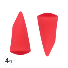 Darkness 盒裝多合一粉撲, 紅色, 4個