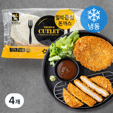 아워홈 행복한맛남 일식등심 돈까스 (냉동), 1.2kg, 4개