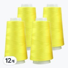 유니크 프리미엄 OWL 코아사 45수2합, 10 옐로우, 12개