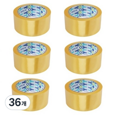 경포장 박스 테이프 투명 57mic 48mm x 40m, 36개