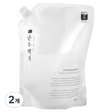 순수백과 피톤치드 리필, 1L, 2개
