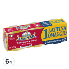 아즈도마 홀슬라이스튜나, 100g, 6개