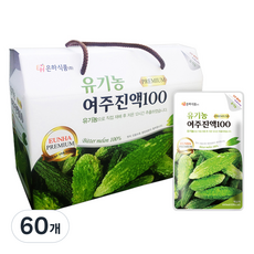은하식품 유기농 여주진액100, 60개, 100ml