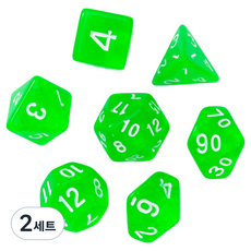 Sun&Dream 桌遊塔羅多面骰子7件組, DT23, 2套