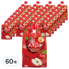 밀양한천 얼음골 사과즙, 220ml, 60개