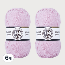 DIKTAS Madame Cotton棉質混紡毛線 2入, 33.嬰兒粉紅色, 6個