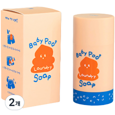 1OF30 條狀EM洗衣皂 嬰兒衣物預洗, 2個, 60g