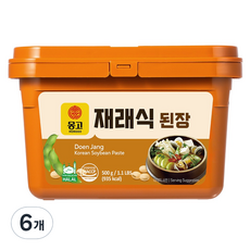 MONGGO FOODS INC. 韓式傳統大醬, 500g, 6個