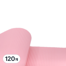 미니띠네 플라워 골판지 포장지 대량 파티용, 핑크, 120개