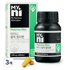 마이니 활력 멀티맨 60g, 60정, 3개