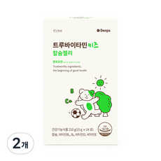 Denps 鈣果凍條 青葡萄口味 14包入, 210g, 2盒