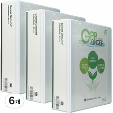 Heemang D型環活頁夾 7cm, 白色, 6個