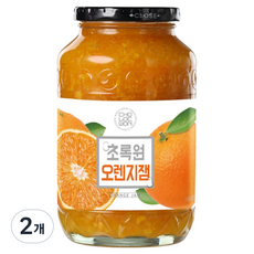 초록원 오렌지잼, 1kg, 2개