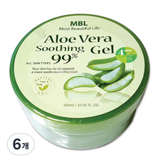 MBL蘆薈鎮靜凝膠, 300ml, 6個