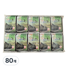 해저식품 광천해저파래김, 4g, 80개