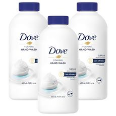 도브 포밍 핸드워시 딥 모이스처 리필, 430ml, 3개