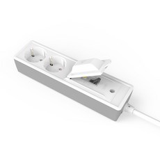 winners 大容量延長線 2孔, 1個, 1.5m, 白色