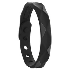 防靜電負離子運動矽膠手環, 不適用, 黑, 1個