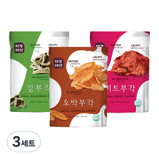 김부각 60g + 호박부각 60g + 비트부각 60g, 3세트
