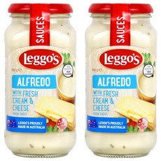 Leggo's Alfredo鮮奶油起司義大利麵醬, 490克, 2個