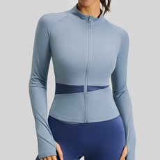 KYLA 女性健身換季跑步運動防風拉鍊外套