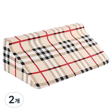 Rosithera 病患用側面翻身輔助墊 醫院用品 紅色 防滑 50 x 25 x 15 cm, 2個