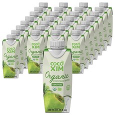코코씸 유기농 코코넛 워터, 330ml, 36개