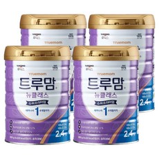 트루맘 뉴클래스 슈퍼프리미엄 분유 1단계, 800g, 4개