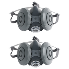 국제안전물산 1급 방진마스크 B222-4, 2개, 혼합색상