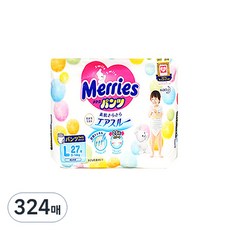 Merries 妙而舒 內用男女通用褲型, 大號 (L), 324張