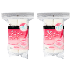 Cotton labo URUHUKA 魔術化妝棉, 2個, 100枚入