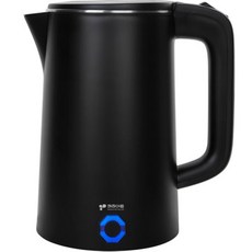 Kitchen-Art 304不鏽鋼雙層保溫無線電熱水壺 1.8L, 黑色(KIA-EK11)