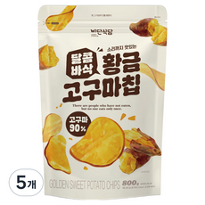 vedansikdang 香甜酥脆黃金地瓜片, 5個, 800g