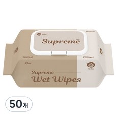 한스웰 델리아 슈프림 플러스 프리미엄 유아물티슈 캡형, 50개, 72매, 70g