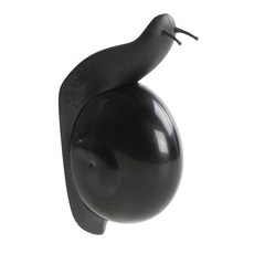 QUALy ESCO WALL HOOK 小蝸牛掛架, 黑色, 1個